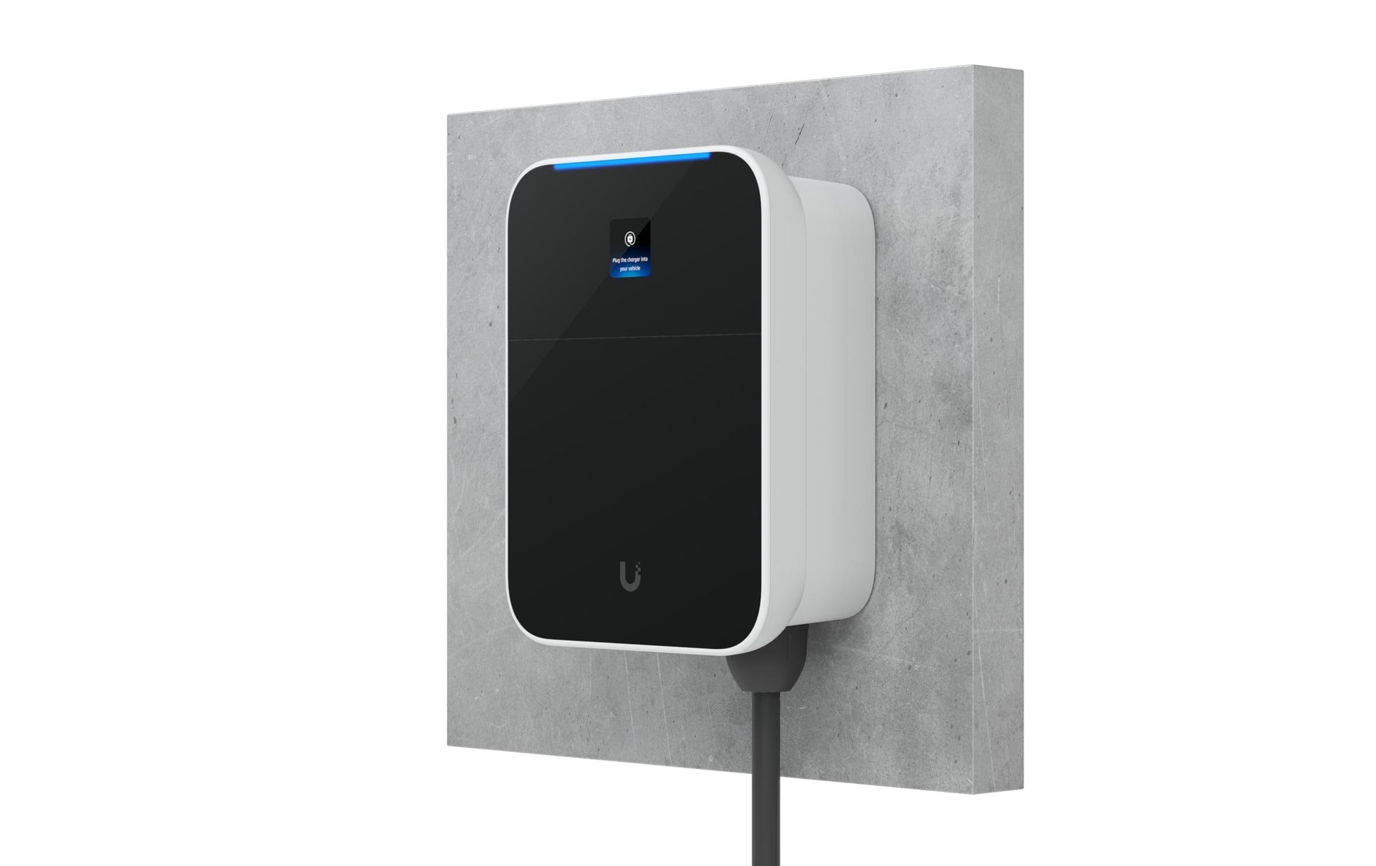 Ubiquiti UC-EV-Station-Lite EV-Ladestation – 12 kW, Typ 1 7 m, Wand/Mast, 50 A, WLAN/Bluetooth, Schwarz