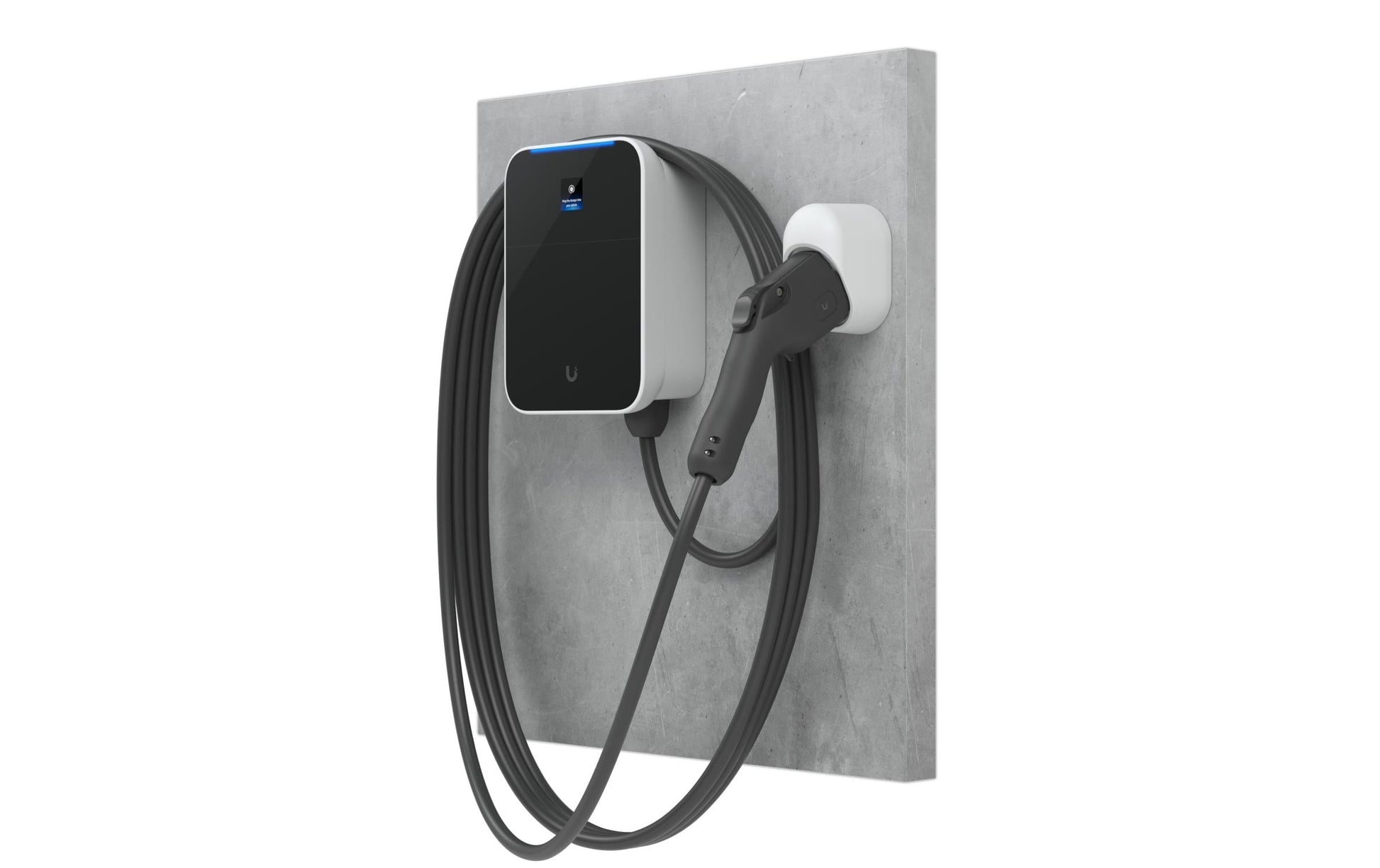 Ubiquiti UC-EV-Station-Lite EV-Ladestation – 12 kW, Typ 1 7 m, Wand/Mast, 50 A, WLAN/Bluetooth, Schwarz