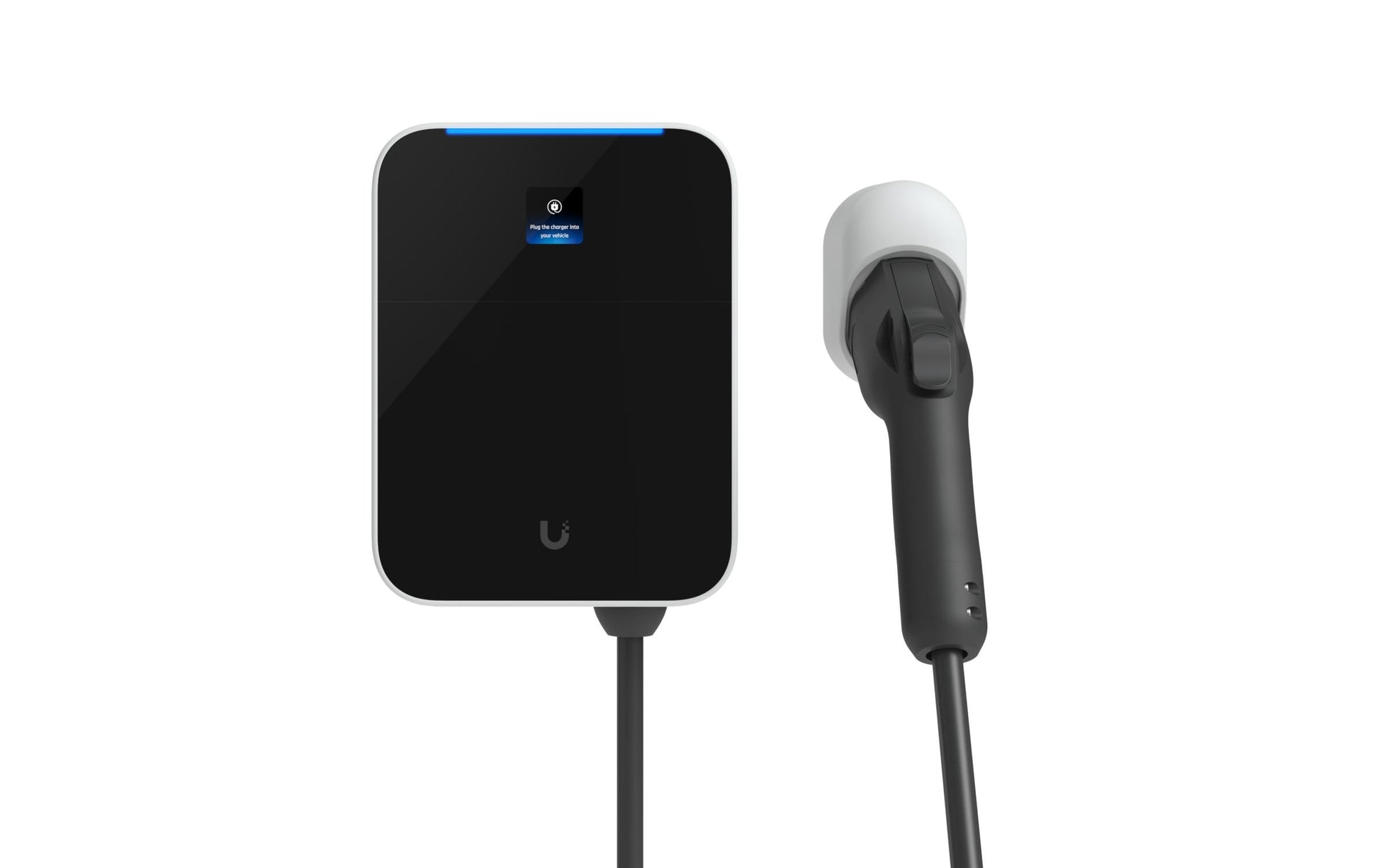 Ubiquiti UC-EV-Station-Lite EV-Ladestation – 12 kW, Typ 1 7 m, Wand/Mast, 50 A, WLAN/Bluetooth, Schwarz