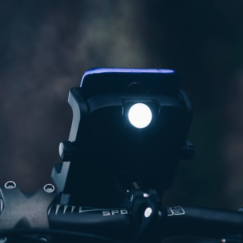 Sunslice Cyclotron – Fahrrad-/Motorrad-Halterung – Kabelloses Laden – Lenker-Klemmhalterung, für Smartphones