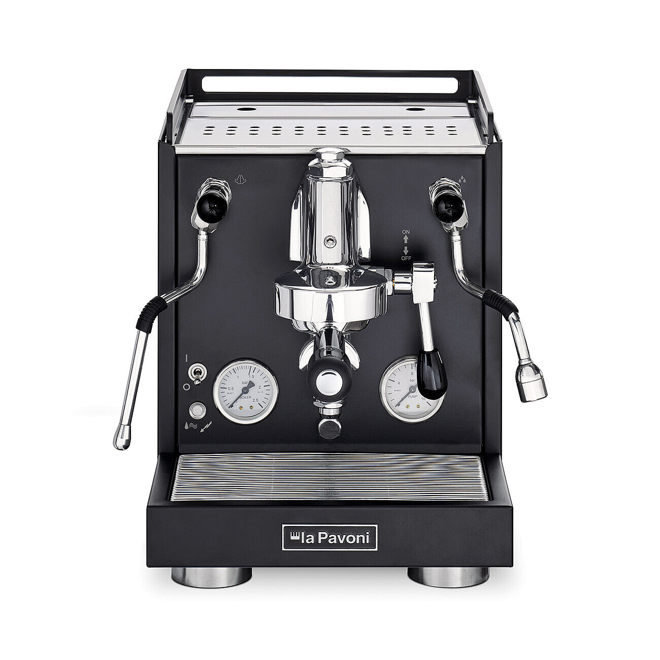 La Pavoni LPSCVB01EU Espressomaschine (Siebträger) – 9 bar, 2,9 l, Milchaufschäumer, Schwarz