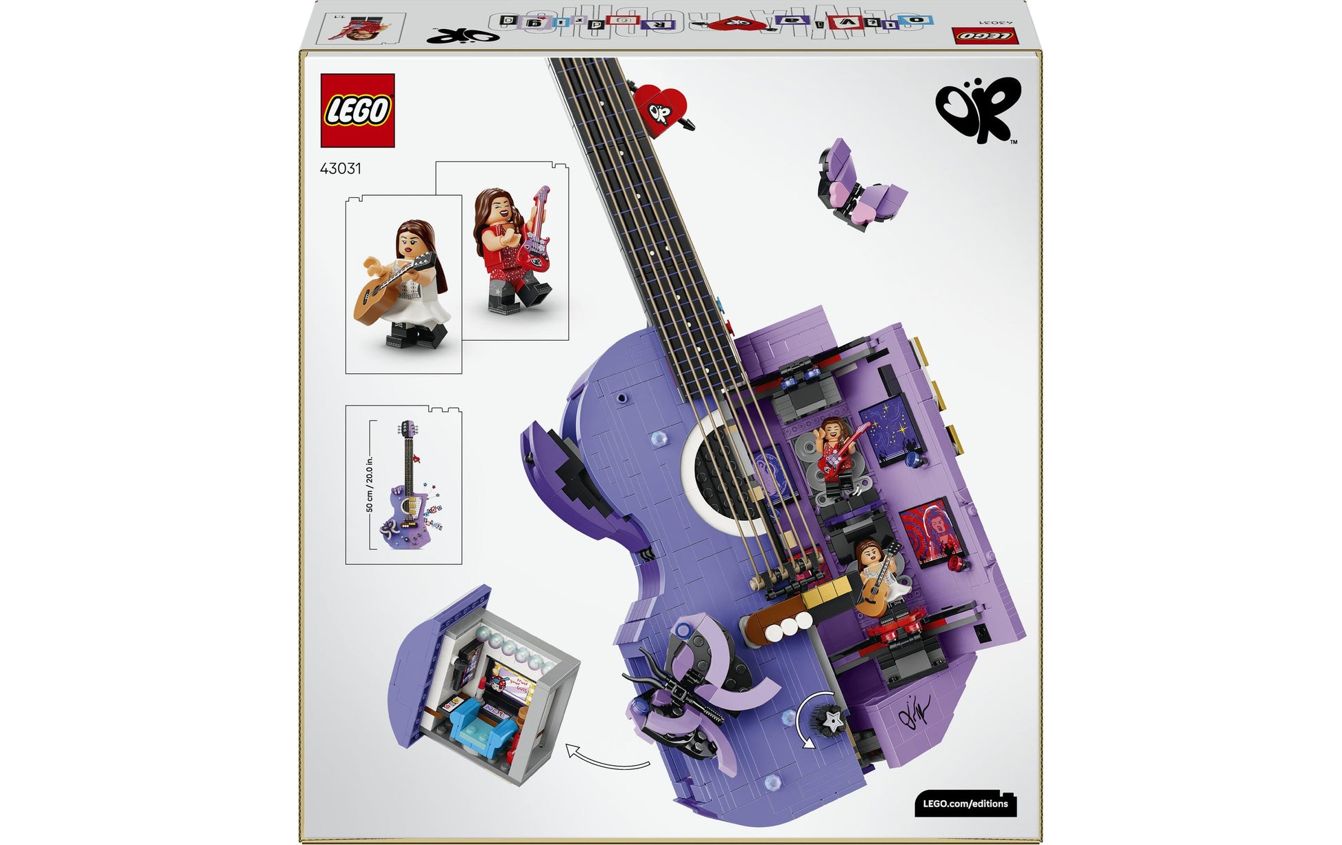 LEGO Editions M 43031 Spielzeug-Musikinstrument – 1228-teilig – 37,8 × 9,4 × 35,4 cm – ab 14 Jahren