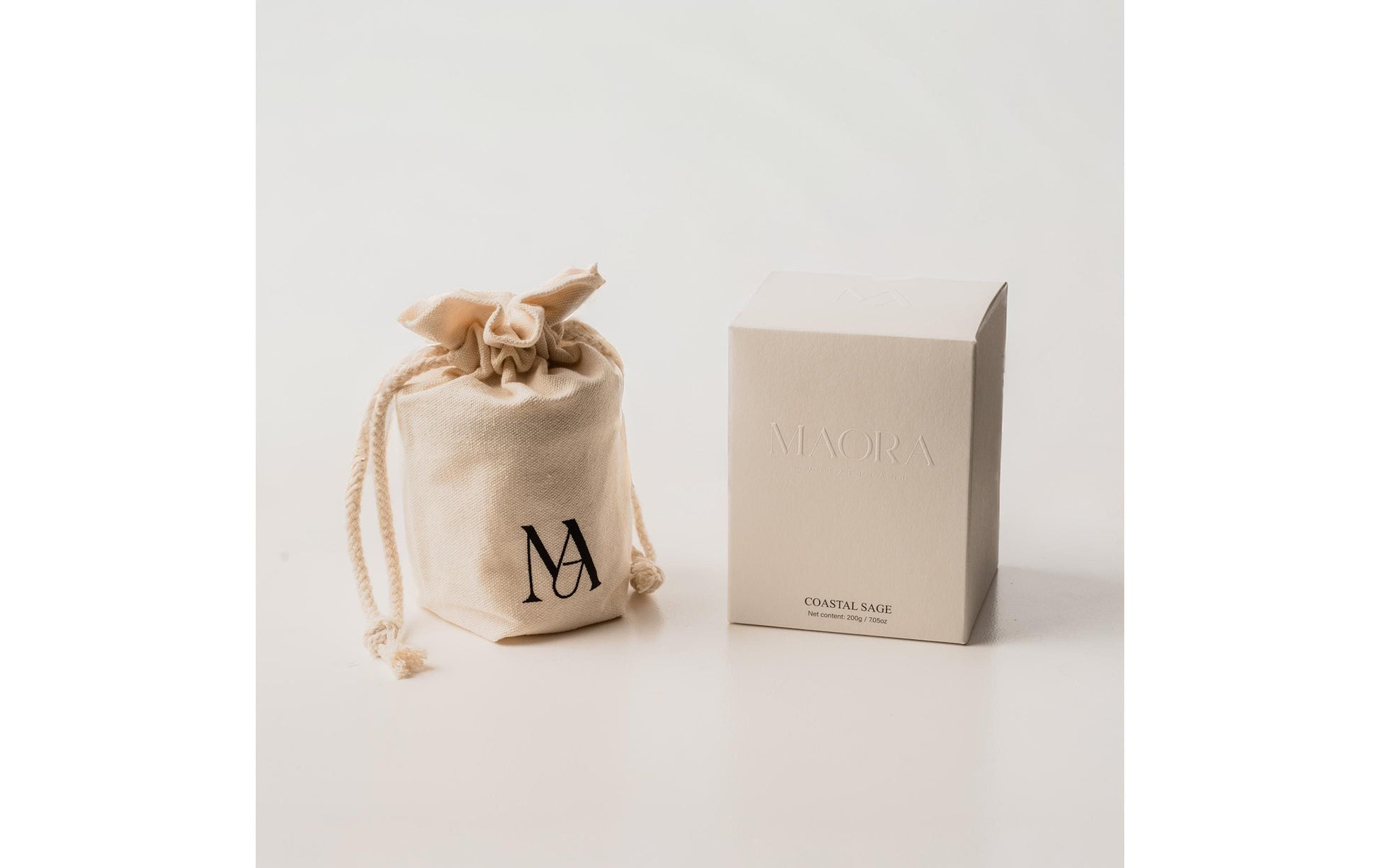 Maora Coastal Sage – Duftkerze, Keramik, Ø 8 × 9 cm