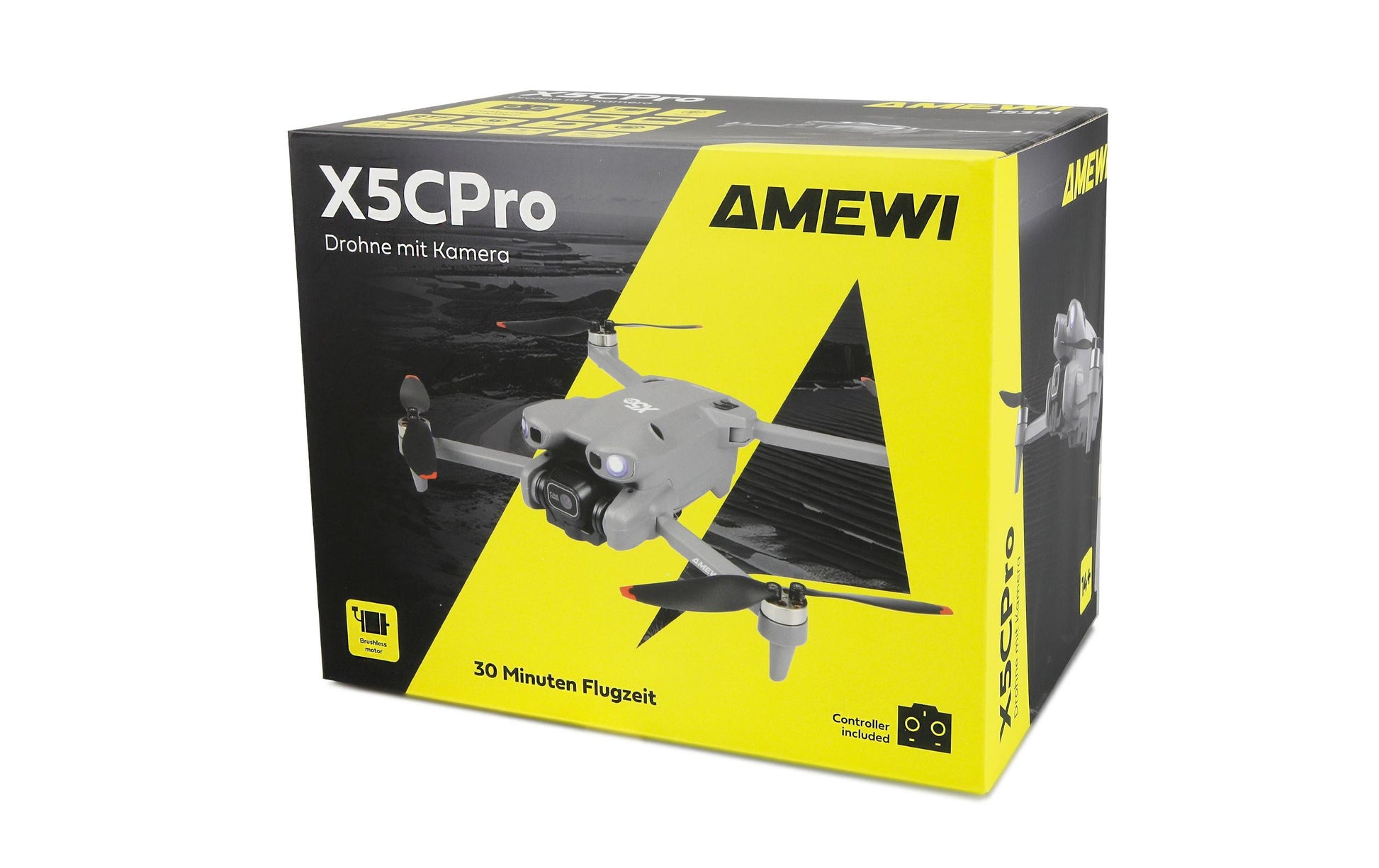 Amewi X5CPRO – Drohne, RTF, 1300 mAh Akku, 183 g, 263×302×72 mm, Grau