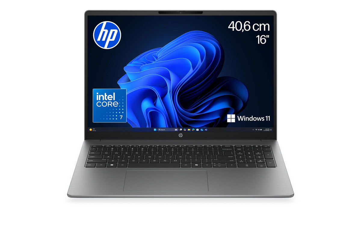 HP 200 G2i – 16" WUXGA, Core Ultra 7 150U, 16 GB, 512 GB SSD, Win 11 Home, QWERTZ (CH)