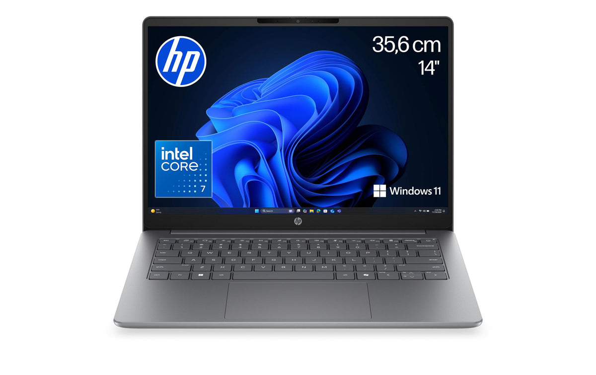HP 200 G2i – 14" WUXGA, Core 7 150U, 16 GB, 512 GB SSD, Win 11 Home, QWERTZ (CH)