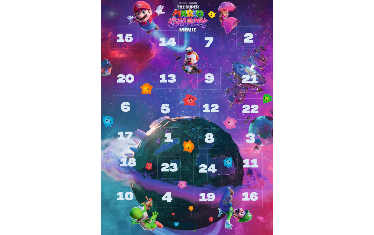 Windel candy Windel Adventskalender Super Mario – Milchschokolade – 75 g