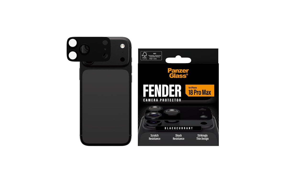 PanzerGlass Fender – Kameraschutz – für iPhone 18 Pro Max – Violett