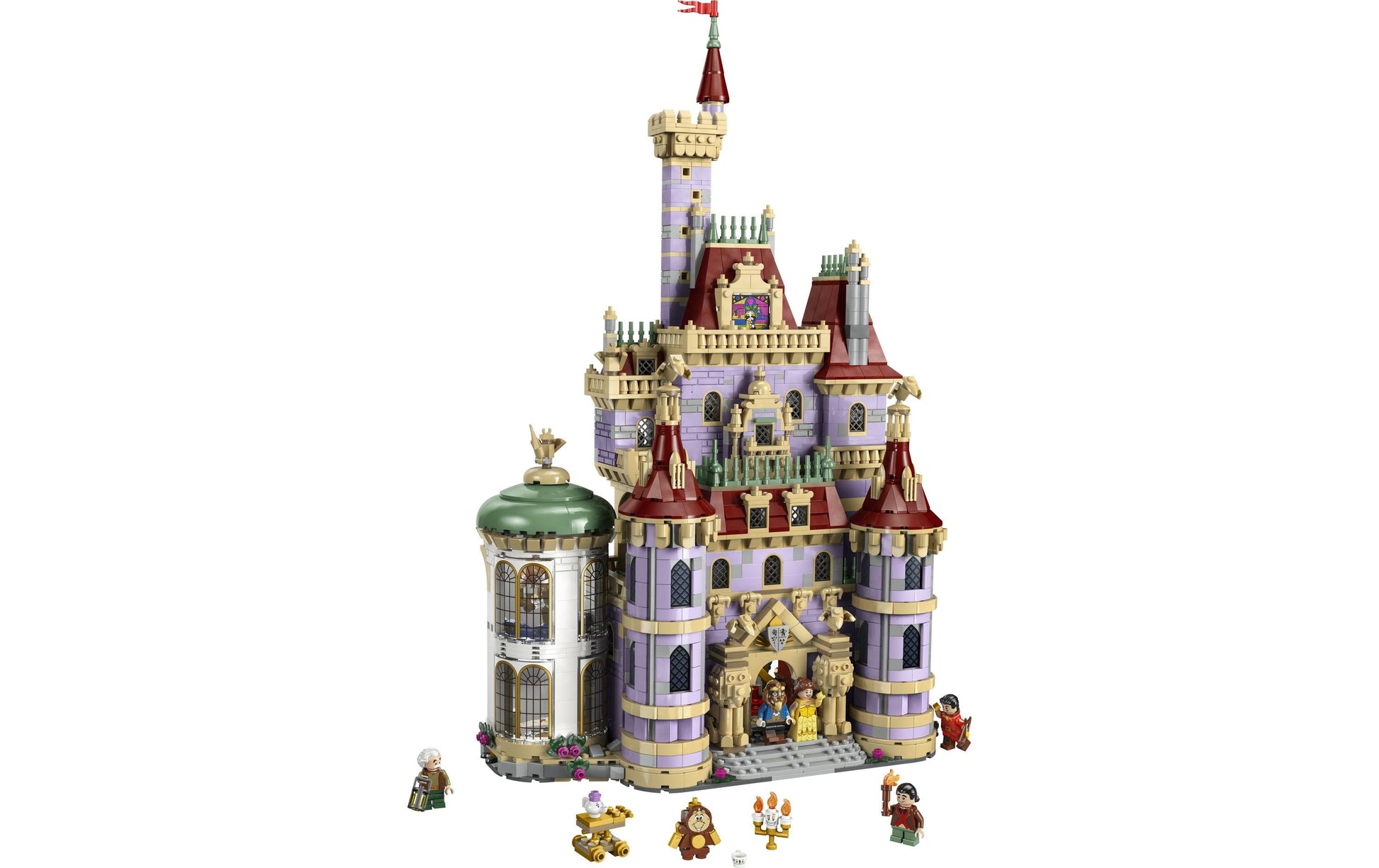 LEGO Disney Die Schöne und das Biest Schloss 3D-Puzzle – 2916 Teile – 55,5 × 53 × 37,8 cm – ab 18 Jahren