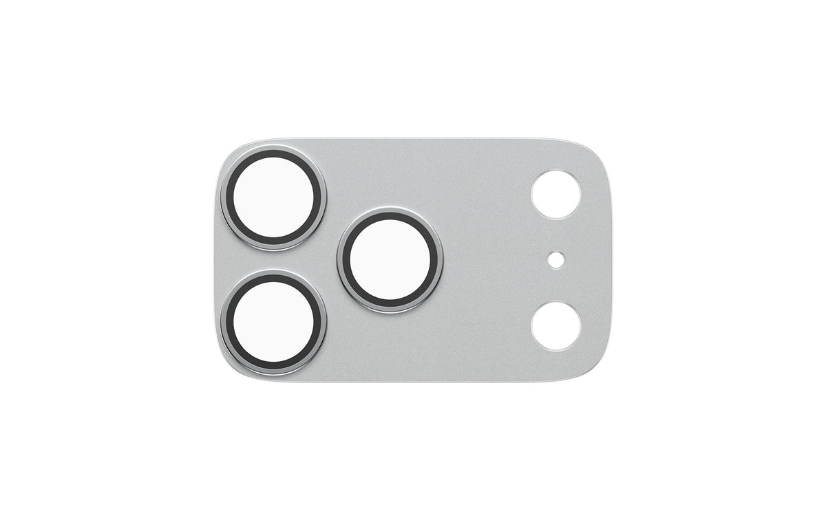 PanzerGlass Kameralinsenschutz – für iPhone 18 Pro – Silber, Silikon