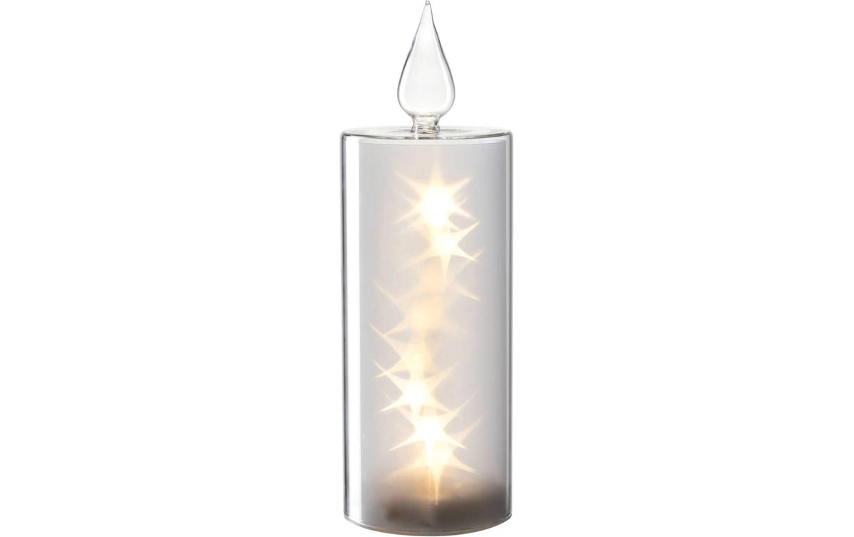 Leonardo Tischleuchte Riposa 27 – Batteriebetrieb, 27 cm – Weiss