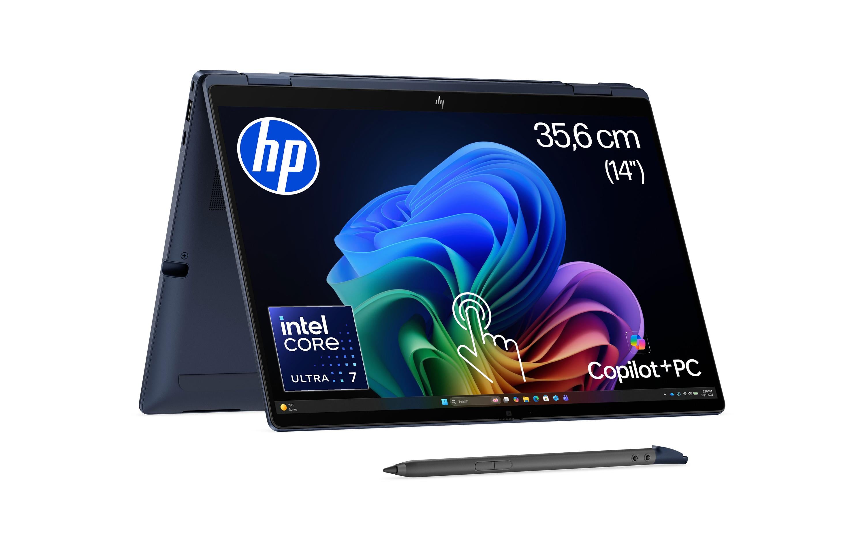 HP EB XFlipG2i – 14" WUXGA Touch, Core Ultra 7 356H, 32 GB, 1 TB SSD, Win 11 Pro, QWERTZ (CH)