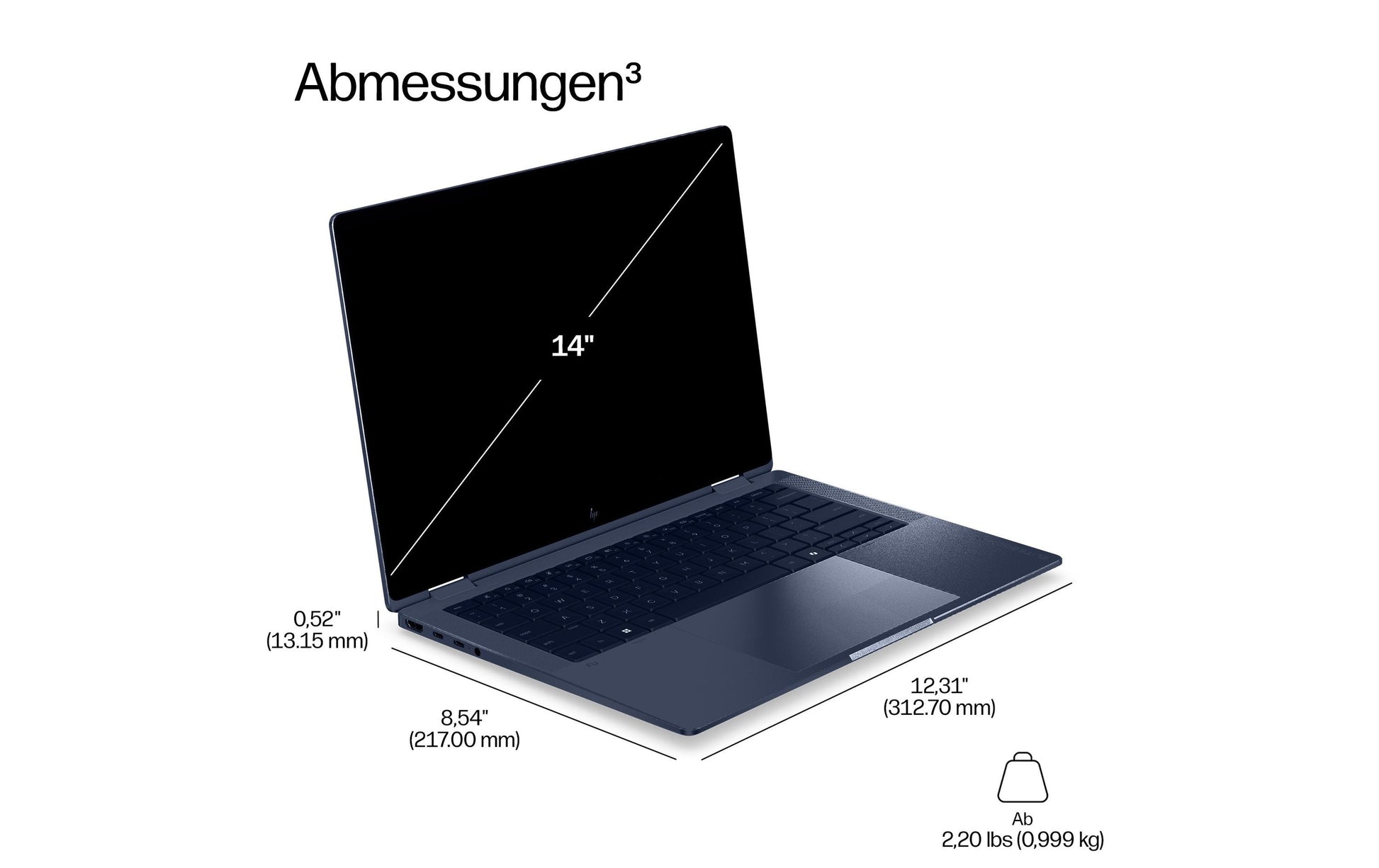 HP EB XFlipG2i – 14" WUXGA Touch, Core Ultra 7 356H, 32 GB, 1 TB SSD, Win 11 Pro, QWERTZ (CH)