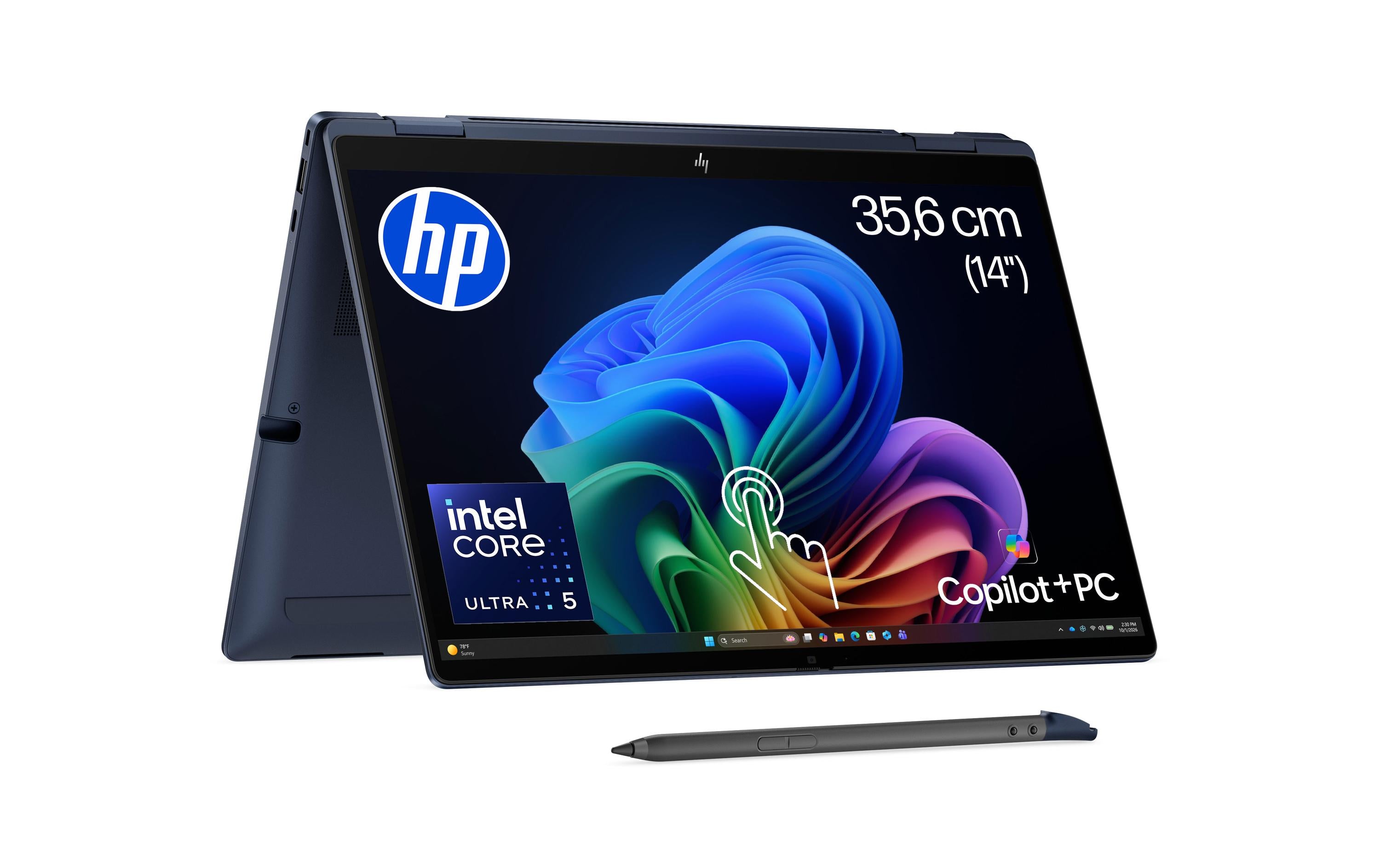 HP EB XFlip G2i 14 – 14" WUXGA Touch, Core Ultra 5 325, 32 GB, 1 TB SSD, Win 11 Pro, QWERTZ (CH)
