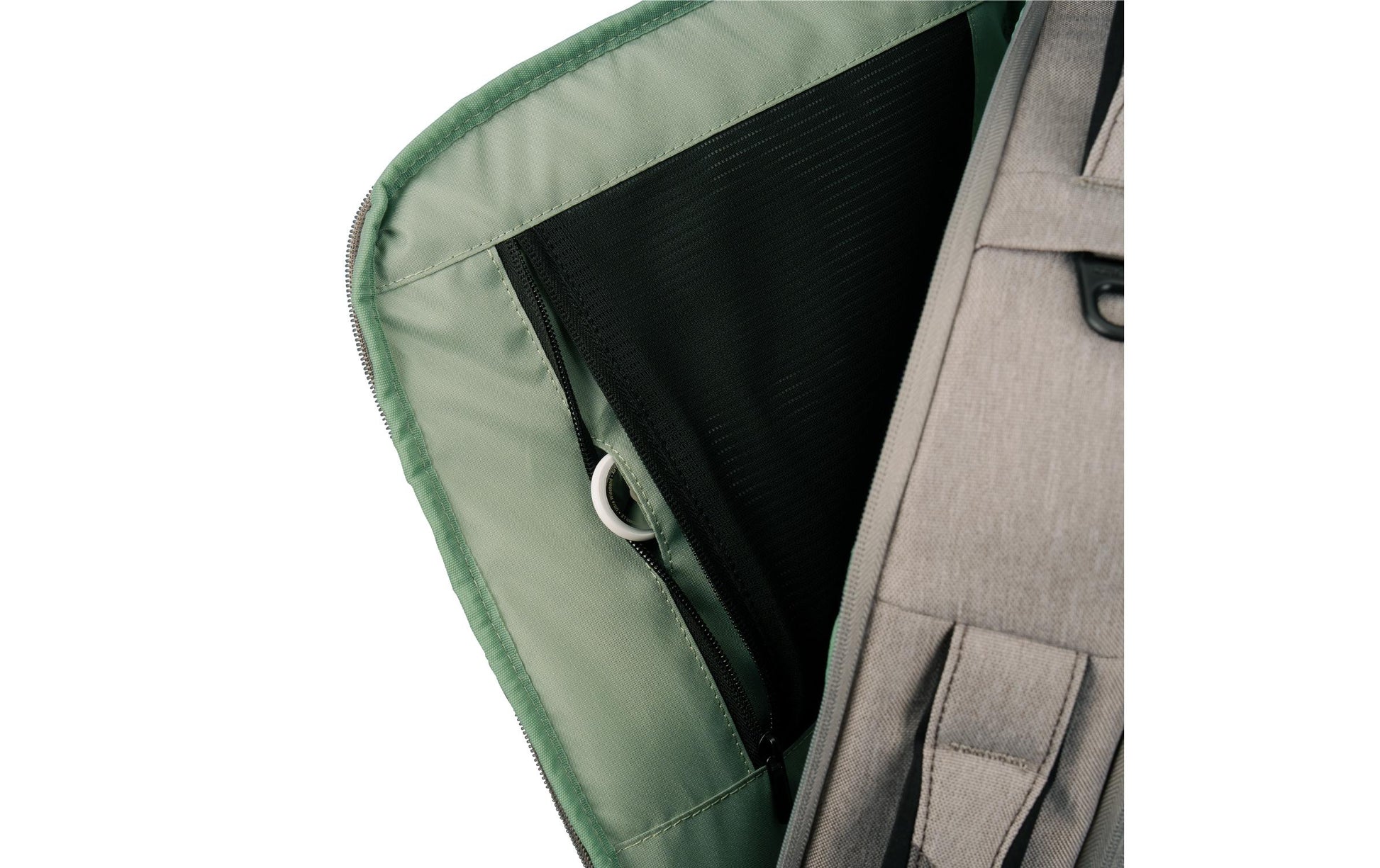 Targus Cypress EcoSmart Convertible Notebook-Rucksack bis 16" – GRS-zertifiziert, mit Zusatzfächern – Grau