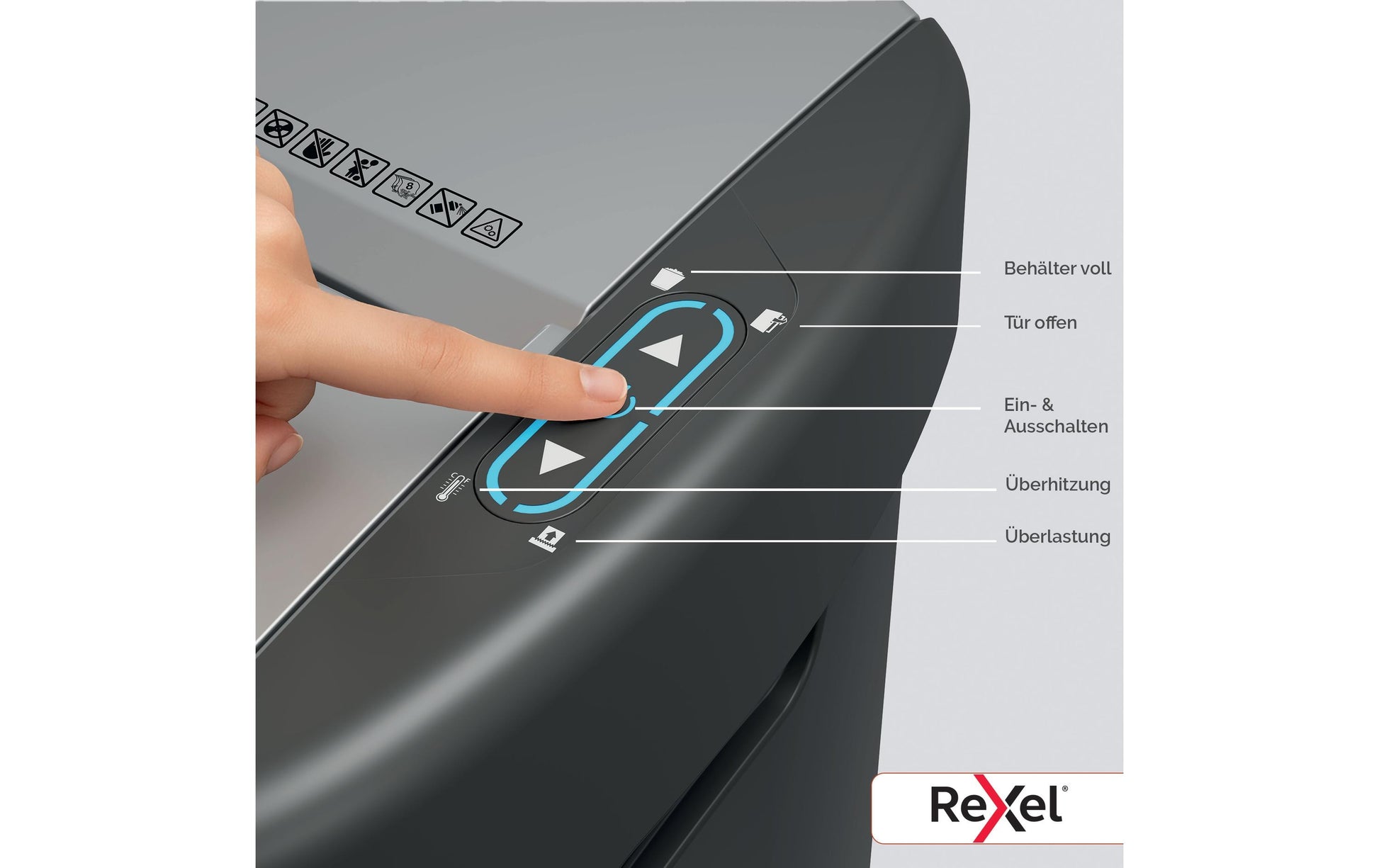 Rexel ShredMax Autofeed 150X Aktenvernichter – Partikelschnitt, P-4, 4 × 10 mm, AutoFeed 150 Blatt, 15 l