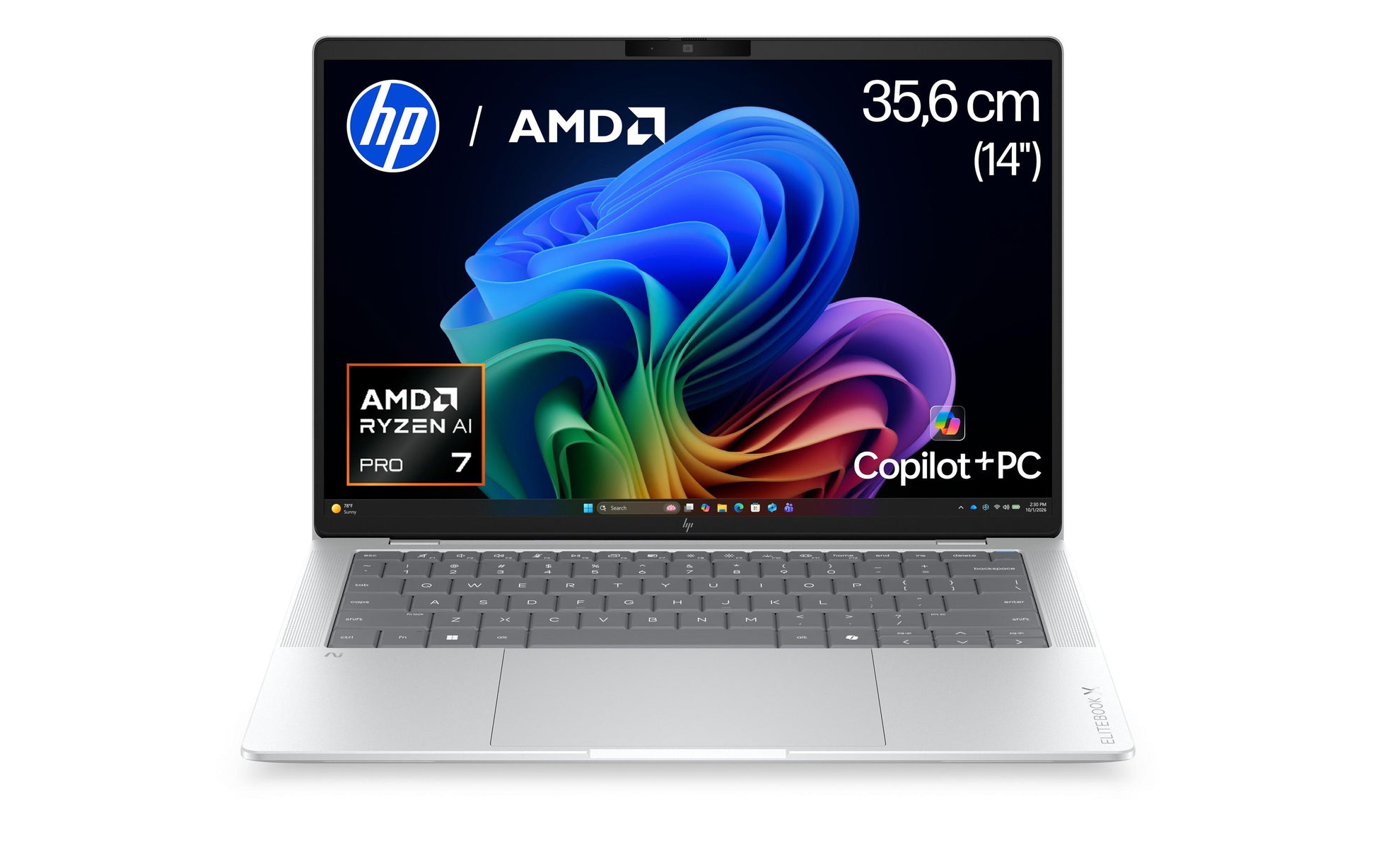 HP EB X G2a – 14" WUXGA, Ryzen AI 7 Pro 450, 64 GB, 2 TB SSD, Win 11 Pro, QWERTZ (CH)