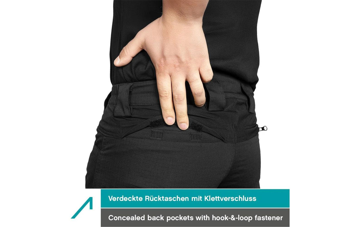 ACE Arbeitshose, Constructor – 66 – Schwarz, Cordura, 65% Polyester, 35% Baumwolle, lang