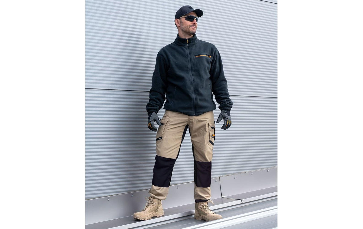 ACE Arbeitshose Constructor – 66 – Beige, Cordura, 65% Polyester, 35% Baumwolle, Ripstop, Stretch, Lang