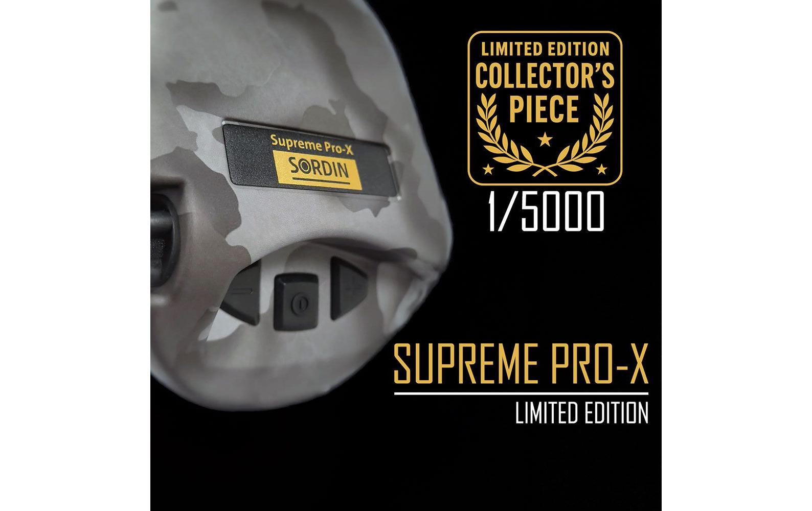 Sordin Supreme Pro-X LED Kapselgehörschutz – Mehrfarbig/Schwarz