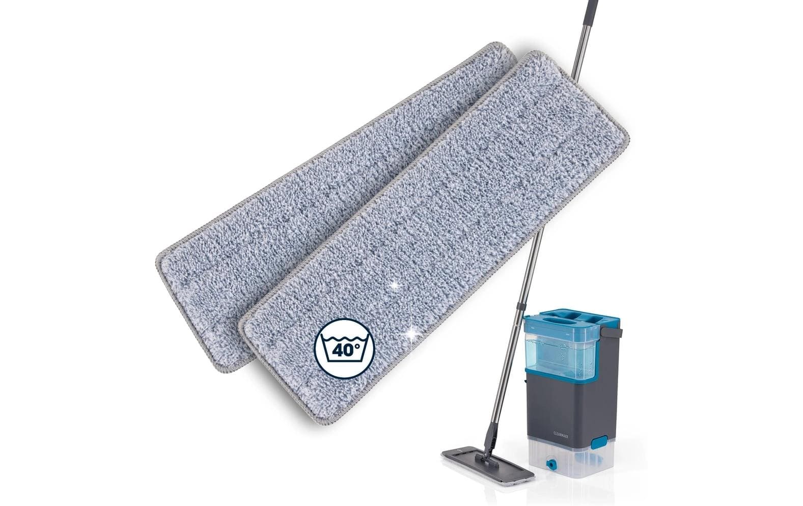 Cleanmaxx Wischbezug – 2 Stk. – Mikrofaser – 10,0 × 31,0 × 0,4 cm