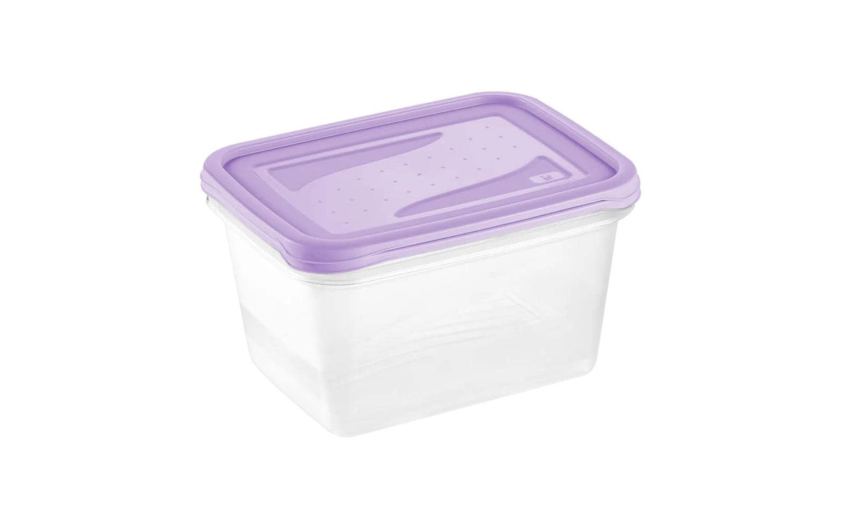 keeeper Vorratsdose 2 l, 15,5 × 20,5 × 10,5 cm, Polypropylen (PP), transparent/violett