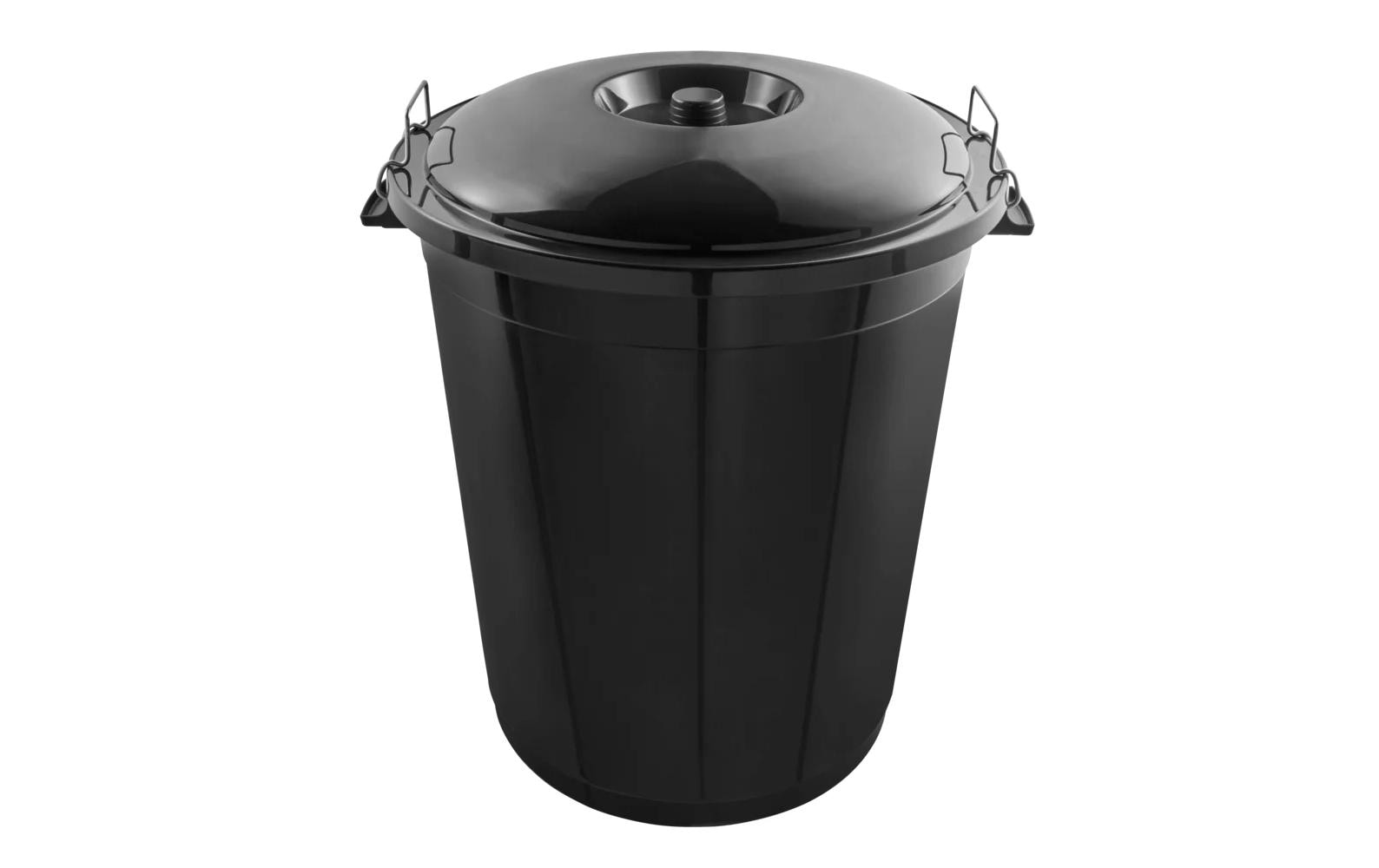 keeeper Mega-Tonne – 70 l – Kunststoff (PP), rund – schwarz