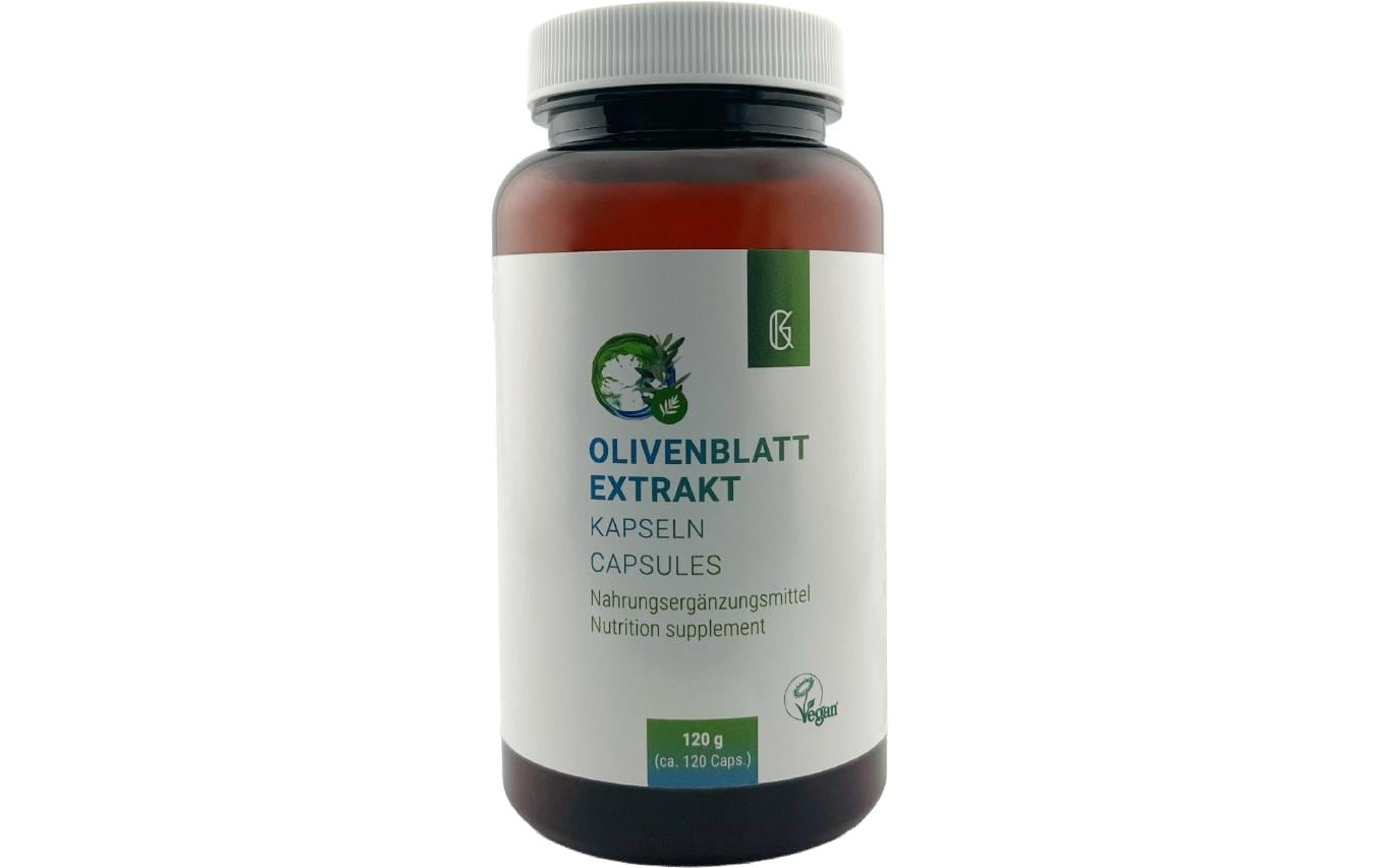 Kraftgras Olivenblatt-Extrakt Kapseln – vegan – 120 Stück