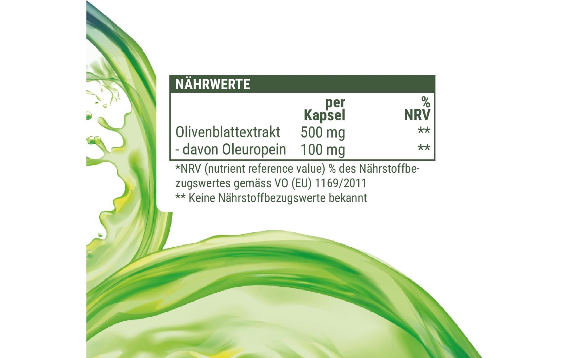 Kraftgras Olivenblatt-Extrakt Kapseln – vegan – 120 Stück