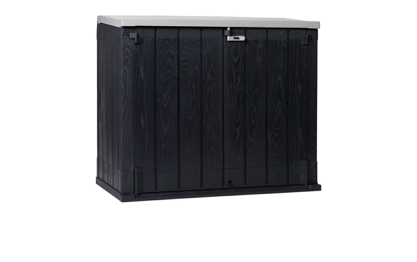 Toomax Stora Way Mülltonnenbox 1270 l – Kunststoff – Grau – UV-Schutz – 1450 × 1245 × 850 mm