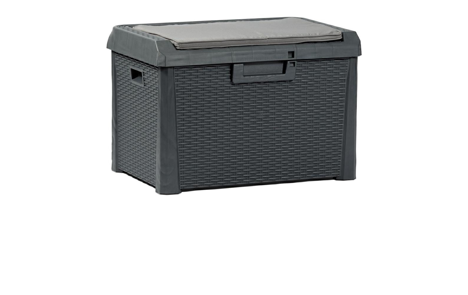 Toomax Santorini Plus Aufbewahrungsbox 125 l – Kunststoff – Anthrazit – 730 × 495 × 505 mm