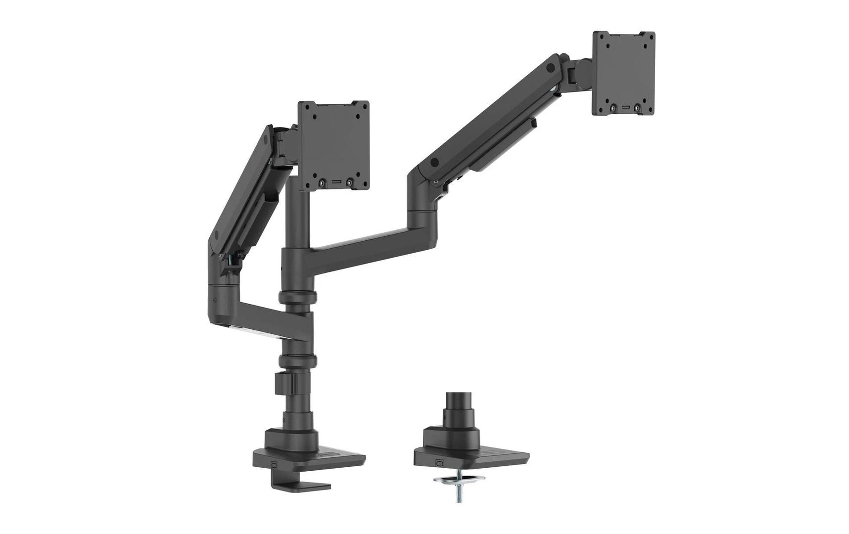 Vogel's ESSENT M3032B – Monitorarm Tischhalterung – 2 Monitore – bis 35" – bis 10 kg/Monitor – Schwarz