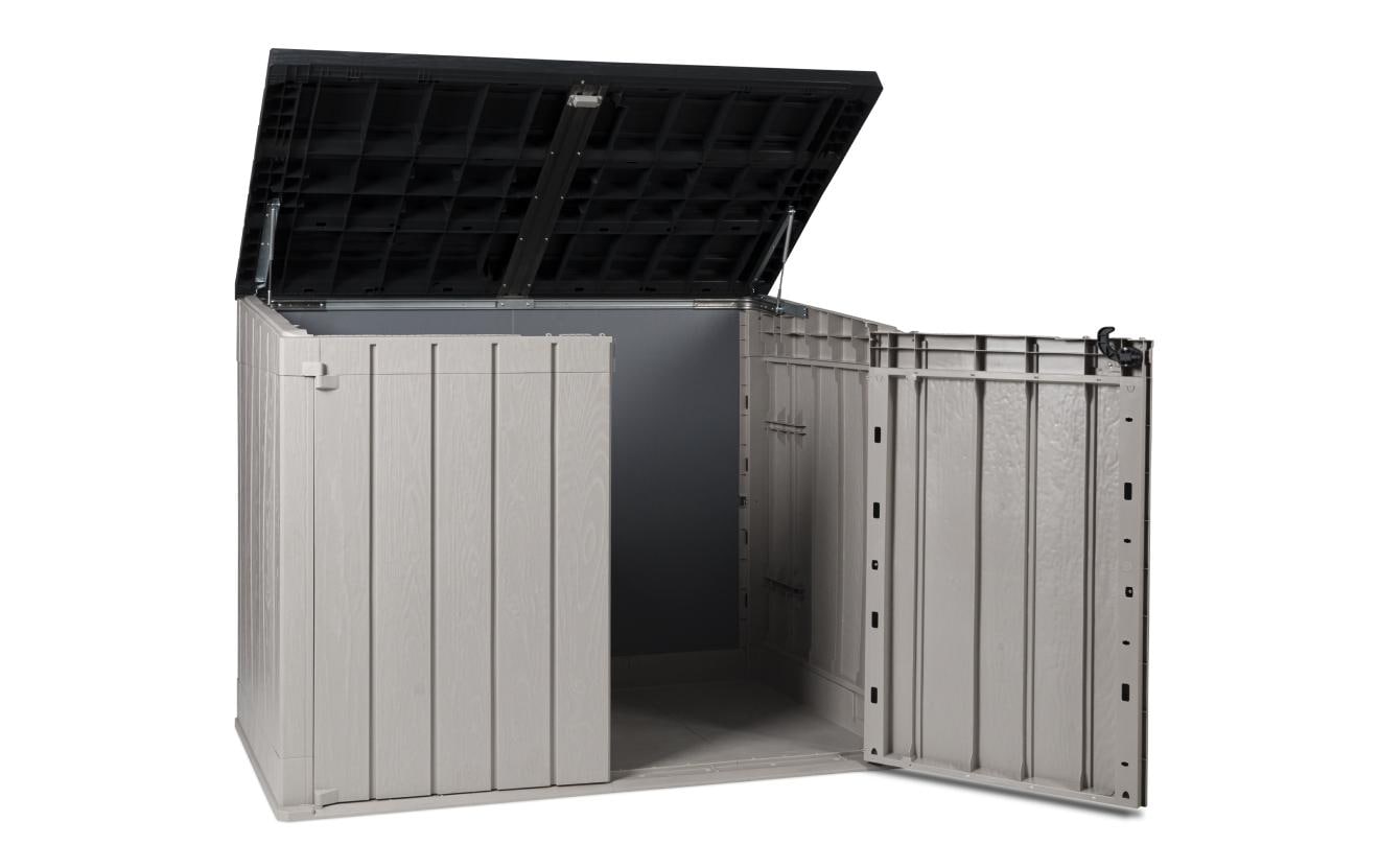 Toomax Stora Way Plus 2XL Aufbewahrungsbox 2270 l – Kunststoff – Anthrazit/Grau/Taupe – 1780 × 1400 × 1090 mm