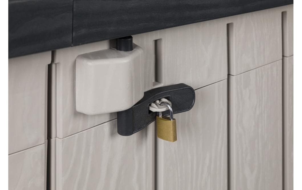 Toomax Stora Way Plus 2XL Aufbewahrungsbox 2270 l – Kunststoff – Anthrazit/Grau/Taupe – 1780 × 1400 × 1090 mm