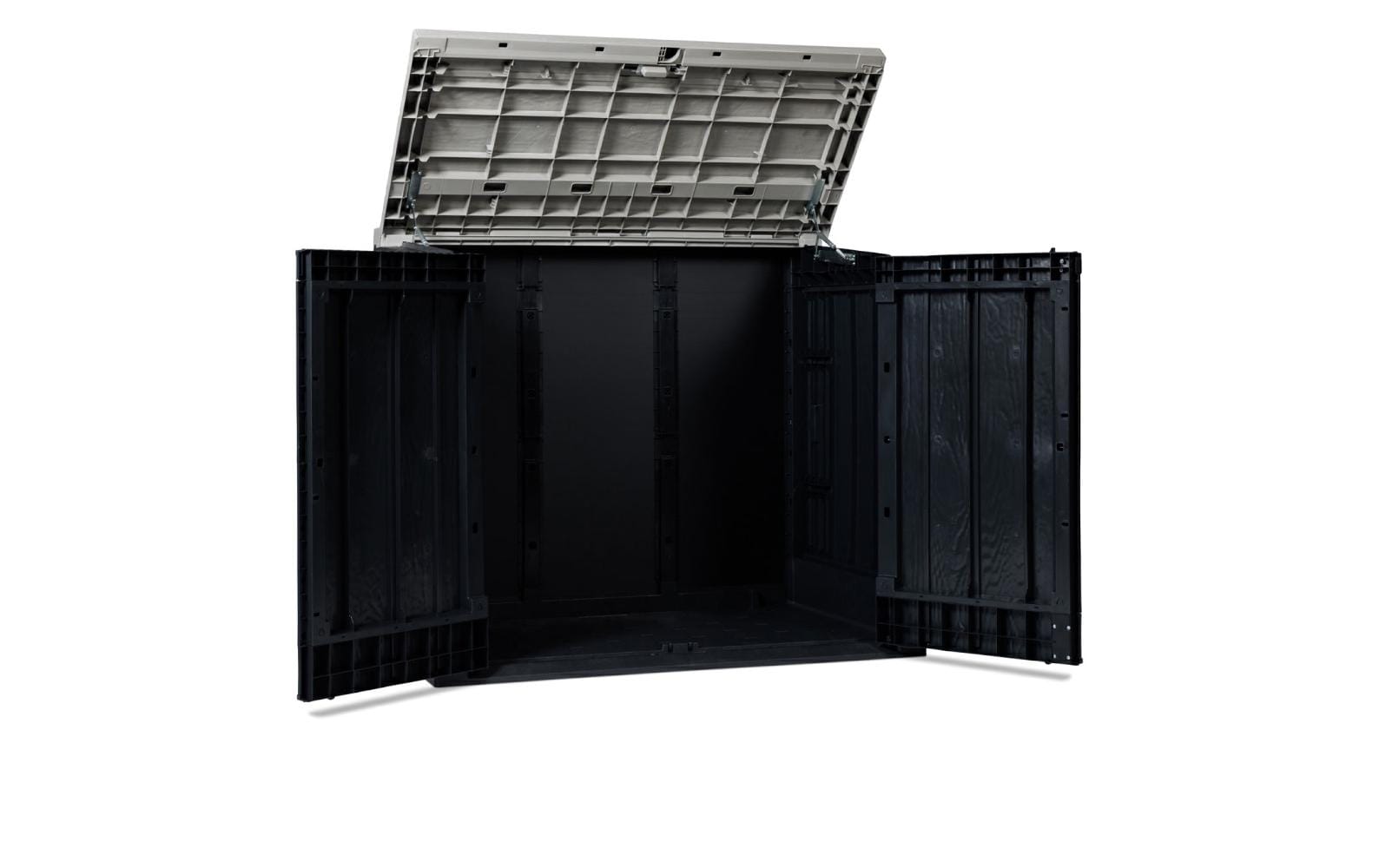 Toomax Stora Way Mülltonnenbox 1270 l – Kunststoff – Grau – UV-Schutz – 1450 × 1245 × 850 mm
