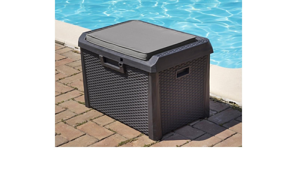 Toomax Santorini Plus Aufbewahrungsbox 125 l – Kunststoff – Anthrazit – 730 × 495 × 505 mm
