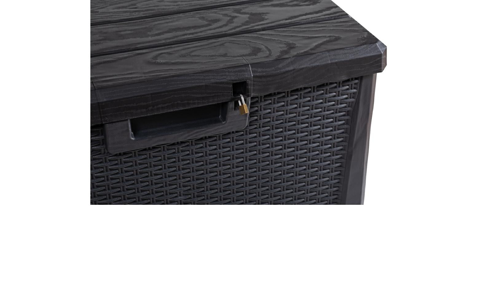 Toomax Nevada Aufbewahrungsbox 120 l – Kunststoff – Anthrazit – 730 × 465 × 505 mm