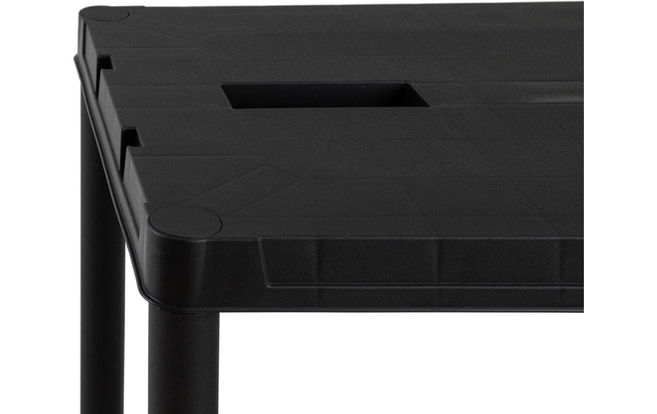 Toomax Freistehendes Büro-/Lagerregal – 4 Böden – 71 × 35 × 138 cm – 25 kg pro Boden – Schwarz