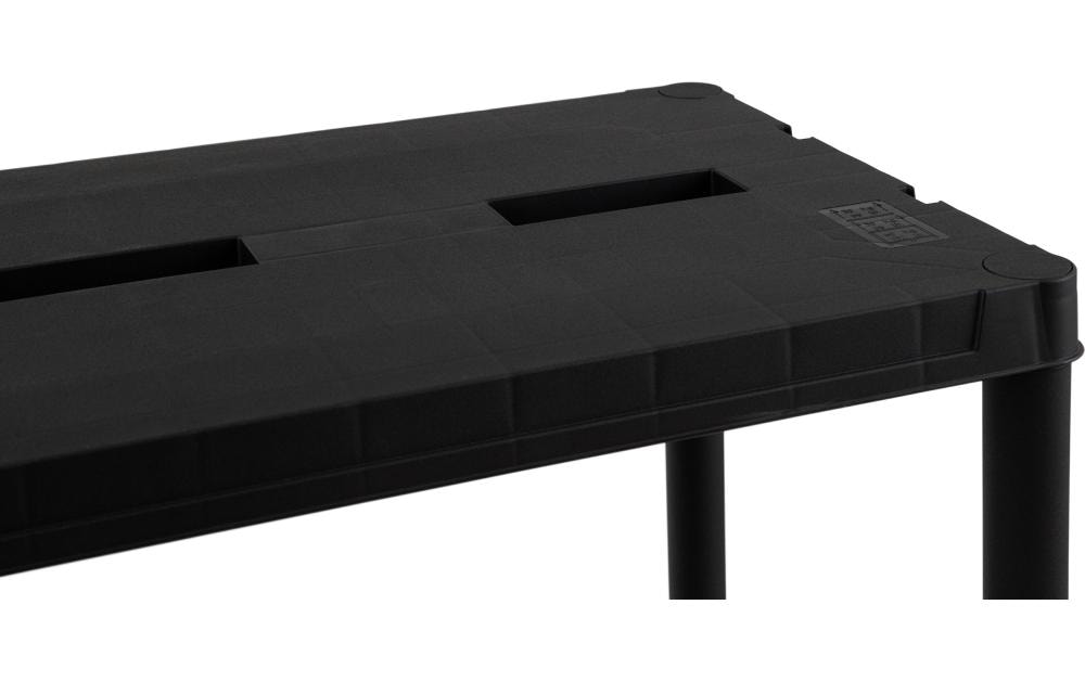 Toomax Freistehendes Büro-/Lagerregal – 5 Böden – 71 × 35 × 180 cm – 50 kg/Boden – Schwarz – Kunststoff