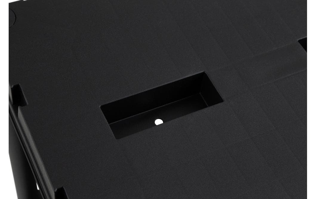Toomax Freistehendes Büro-/Lagerregal – 5 Böden – 71 × 35 × 180 cm – 50 kg/Boden – Schwarz – Kunststoff