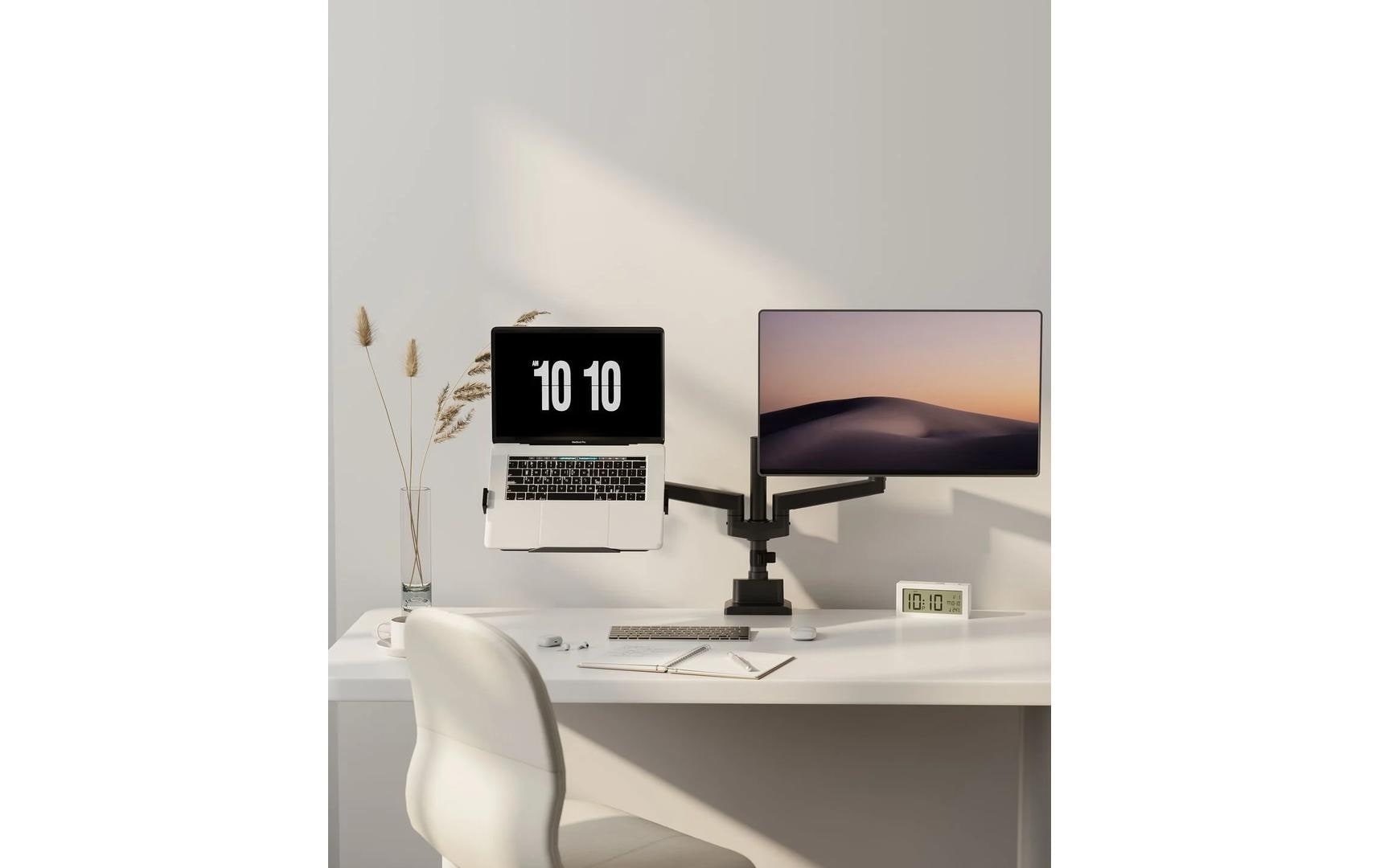 Vogel's 6VO ESSENTIAL A6010B – Gerätehalterung (Tablet/Panel) – 17,3" – VESA 75×75 mm – 2-Sektionen – Schwarz