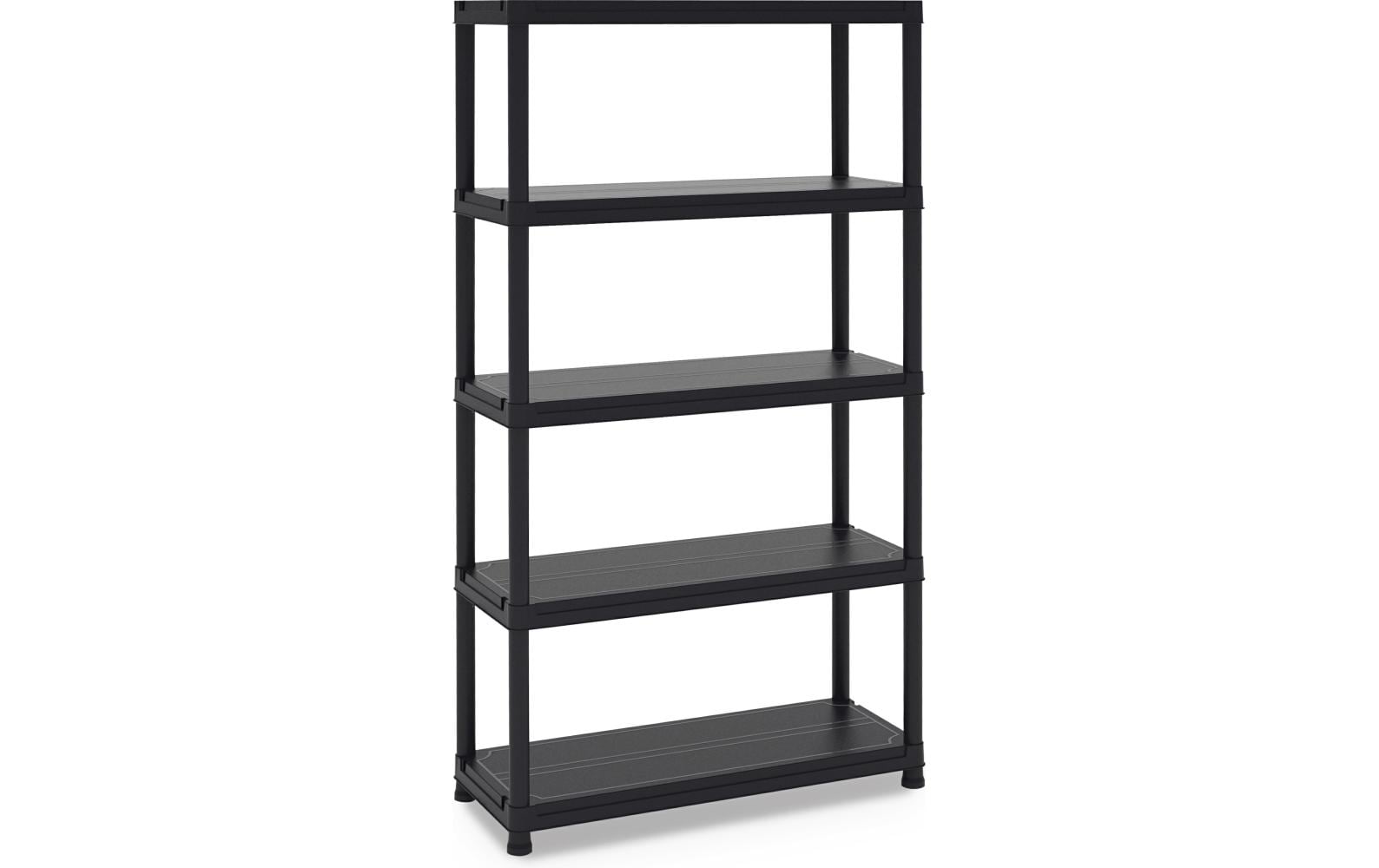 Toomax Büro-/Lagerregal freistehend, 104-5 – 5 Böden – 100 × 40 × 180 cm – 140 kg/Boden – schwarz – Kunststoff