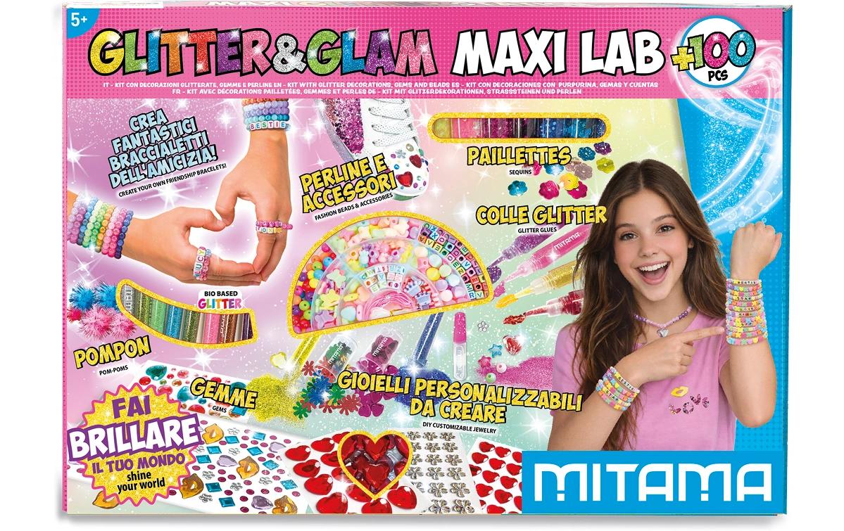 Mitama Glitter & Glam Maxi Lab – Bastelset – ab 5 Jahren