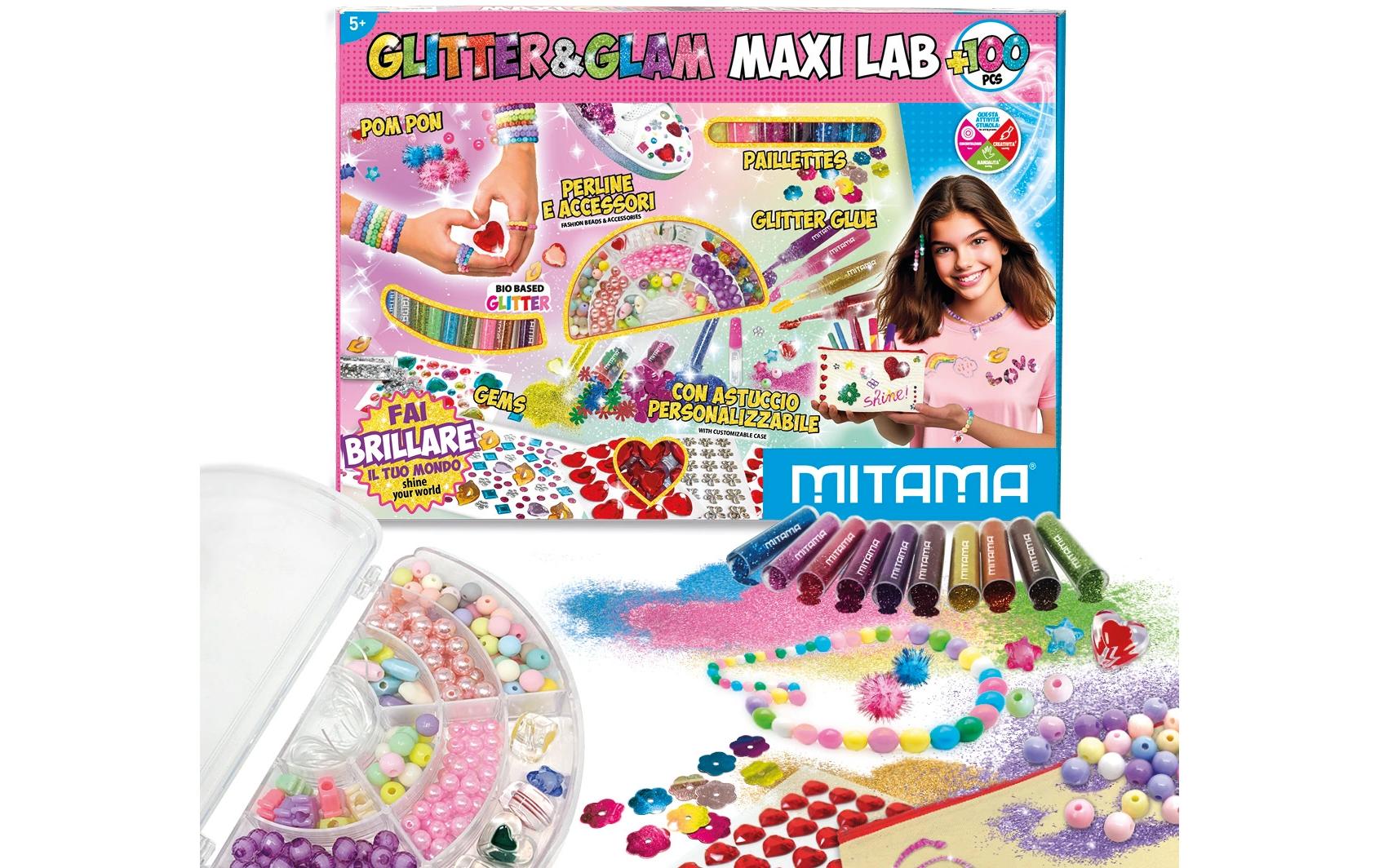 Mitama Glitter & Glam Maxi Lab – Bastelset – ab 5 Jahren