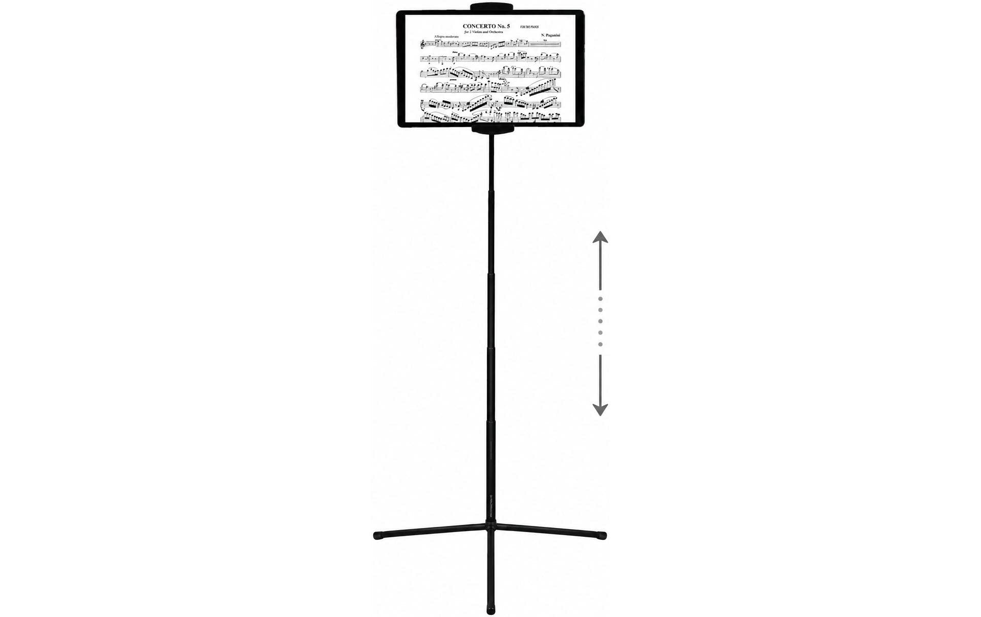 Miniput Notenständer für Tablets – Schwarz – DOLFINOS