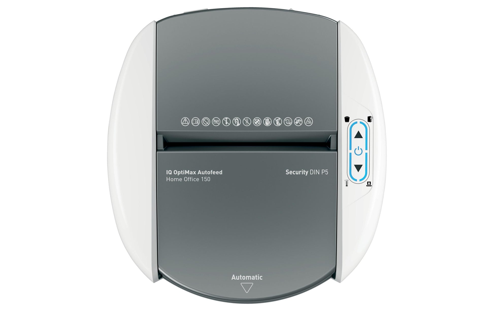 Leitz bürogeräte Leitz IQ OptiMax Autofeed 150M Aktenvernichter – Mikroschnitt, P-5, 2 × 5 mm, 150 Blatt, 15 l