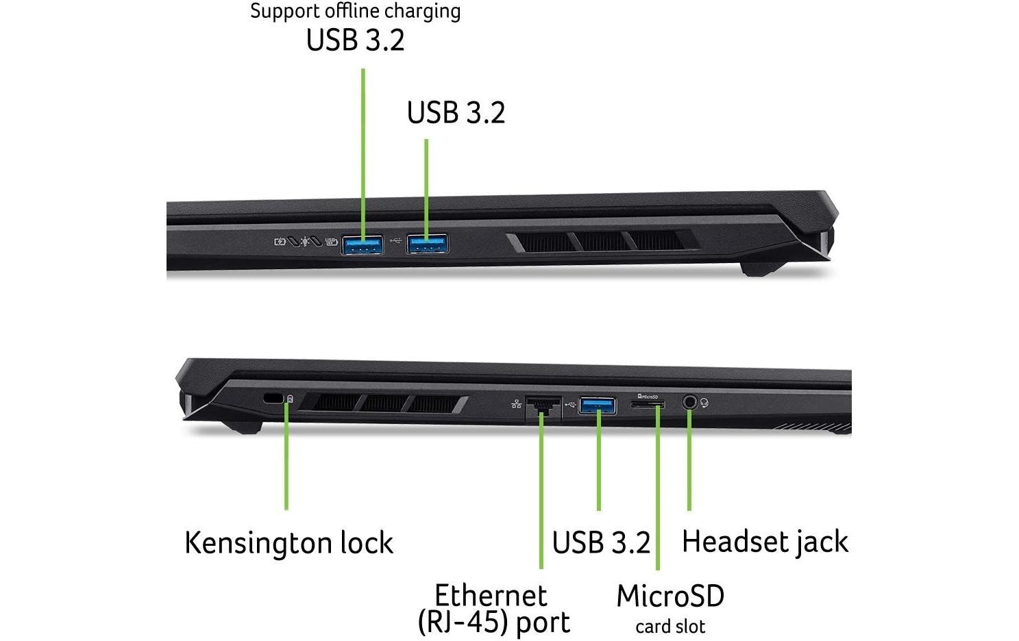 Acer Aspire 17 R7-260 – 17,3" FHD, Ryzen 7 260, 32 GB, 1 TB SSD, RTX 5060, Win 11 Home, QWERTZ (CH)