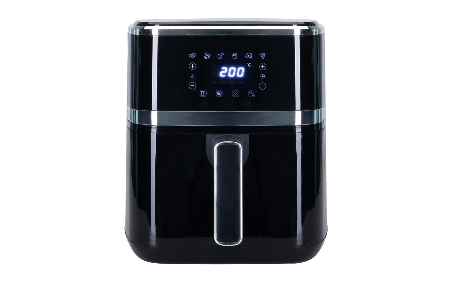 Nouvel Heissluftfritteuse Fry One – 5 l, Heissluft, 1500 W, Display – Schwarz