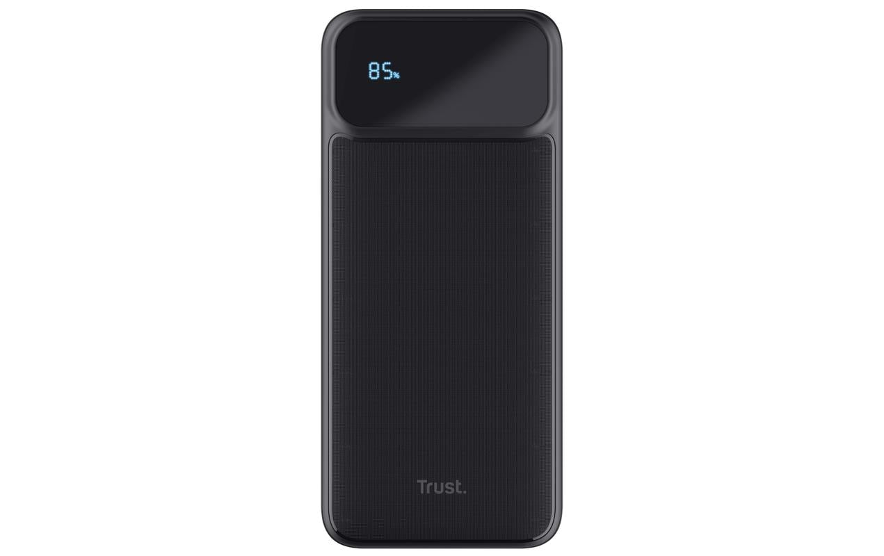Trust Avala Powerbank 20'000 mAh – 20 W PD, 1× USB-C, 2× USB-A, schwarz