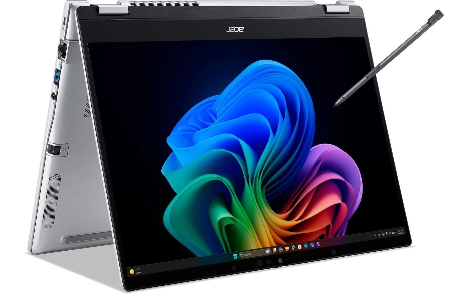 Acer TM P414RN-56 Spin – 14" WUXGA Touch, Core Ultra 5 325, 16 GB, 512 GB SSD, Win 11 Home, QWERTZ (CH)